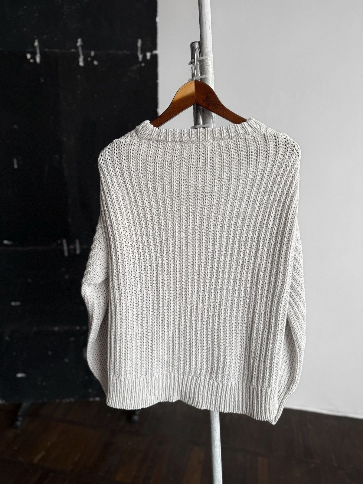 SIMPLE PROJECT Simple Maureen Italy Womens Sweater Cotton Acrylic Knit Size S / US 4 / IT 40 - 6 Thumbnail