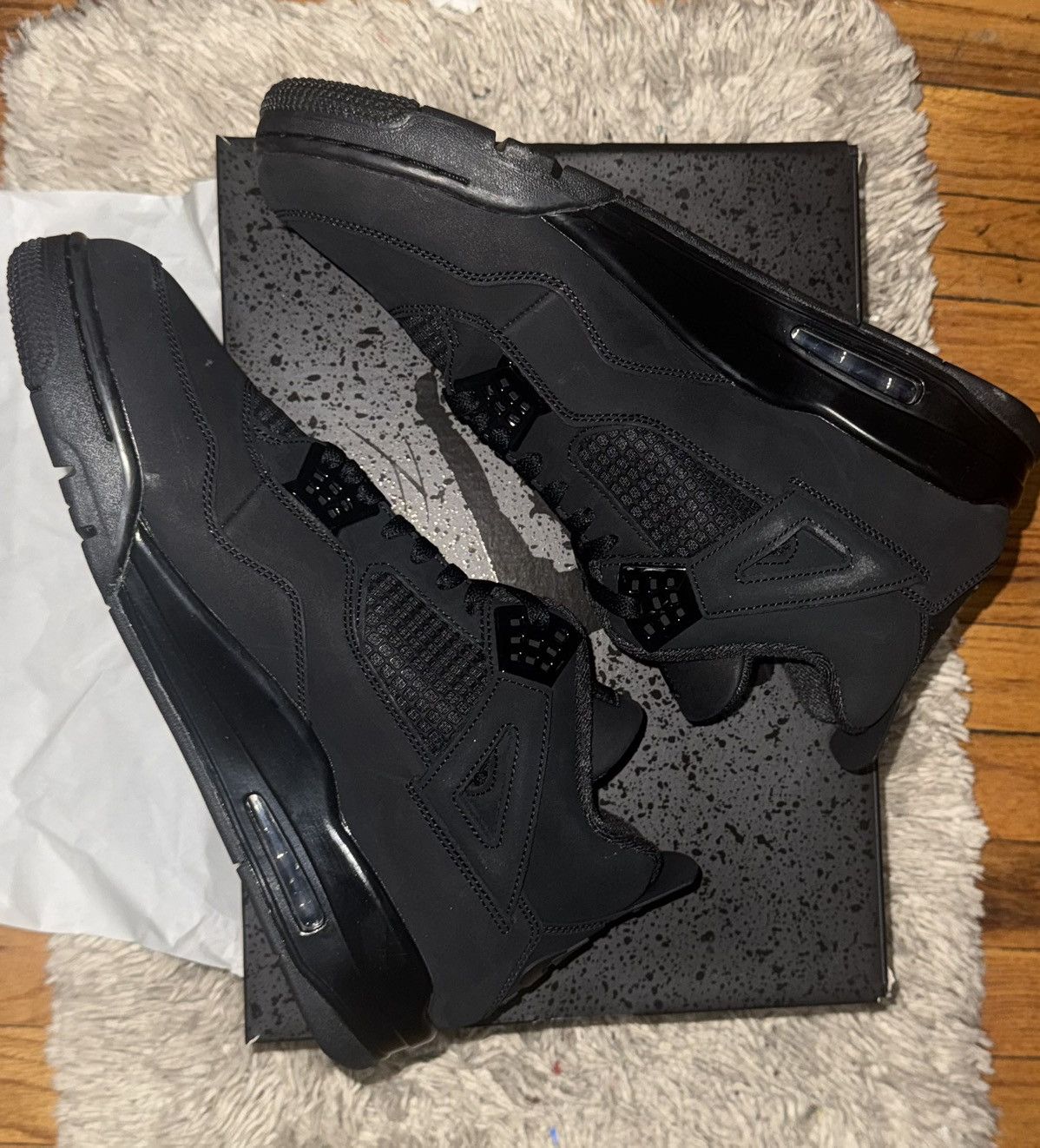 Jordan Brand Jordan 4 black Cats (2025) Size US 13 / EU 46 - 2 Thumbnail
