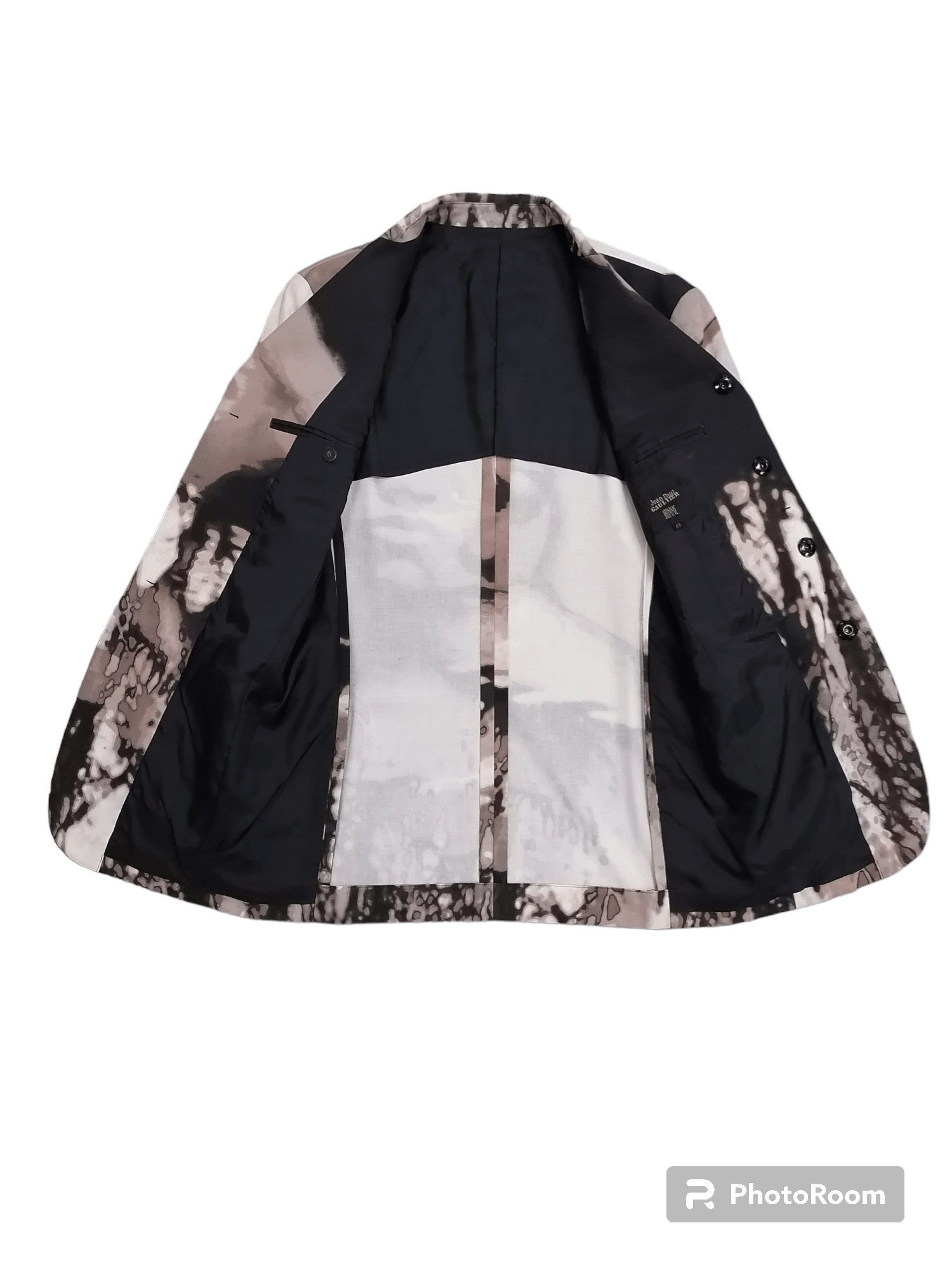 Jean Paul Gaultier Jean Paul Gaultier Homme Face Graphic Printed Jacket Size 48R - 3 Thumbnail