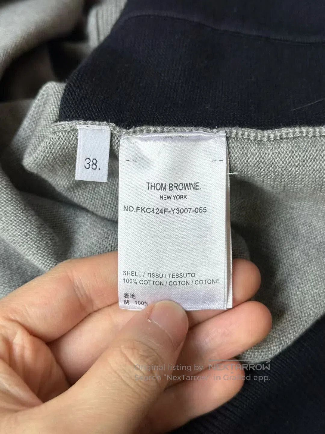 Thom Browne thom browne long color-blocked knit cardigan. Size US M / EU 48-50 / 2 - 4 Thumbnail