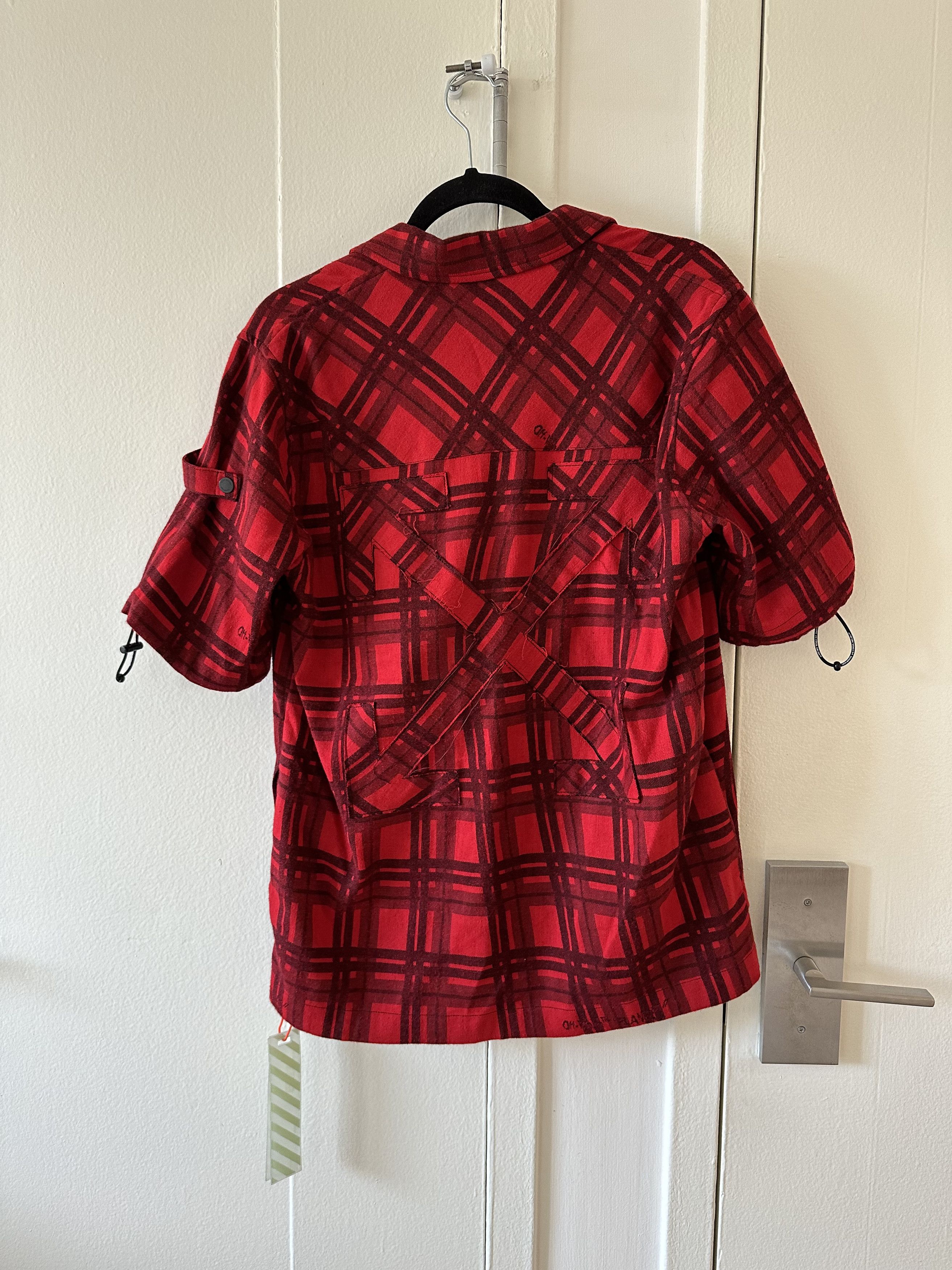 Off-White Off-White 'Modern' Camp Collar Short Sleeve Button Up Shirt Size US S / EU 44-46 / 1 - 5 Thumbnail