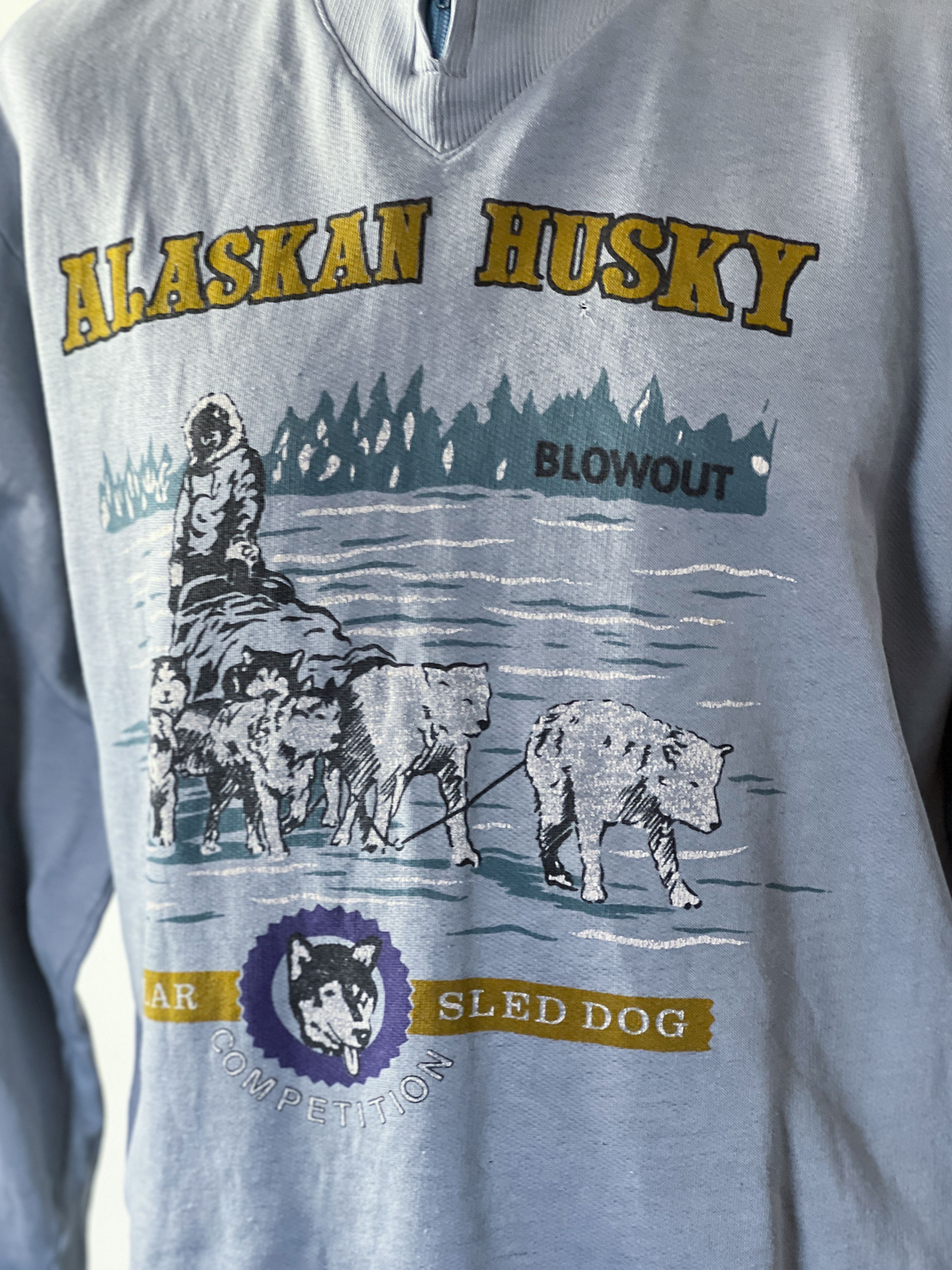 Vintage Ackermann ALASKAN HUSKY COMPETITION Vintage 80's Zip 1/4 Size US L / EU 52-54 / 3 - 9 Thumbnail