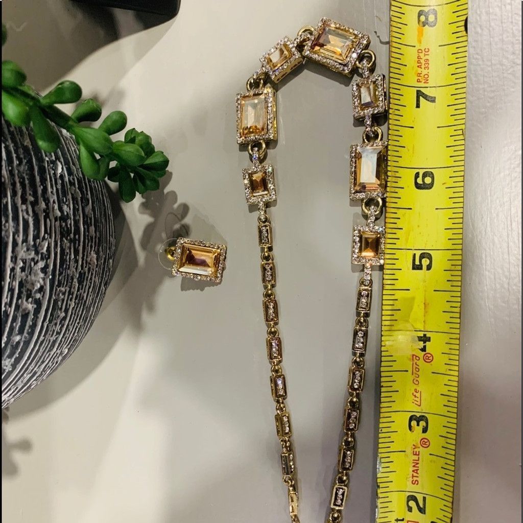 Other High Quality Gold jewelry set with Amber stones Size ONE SIZE - 8 Thumbnail