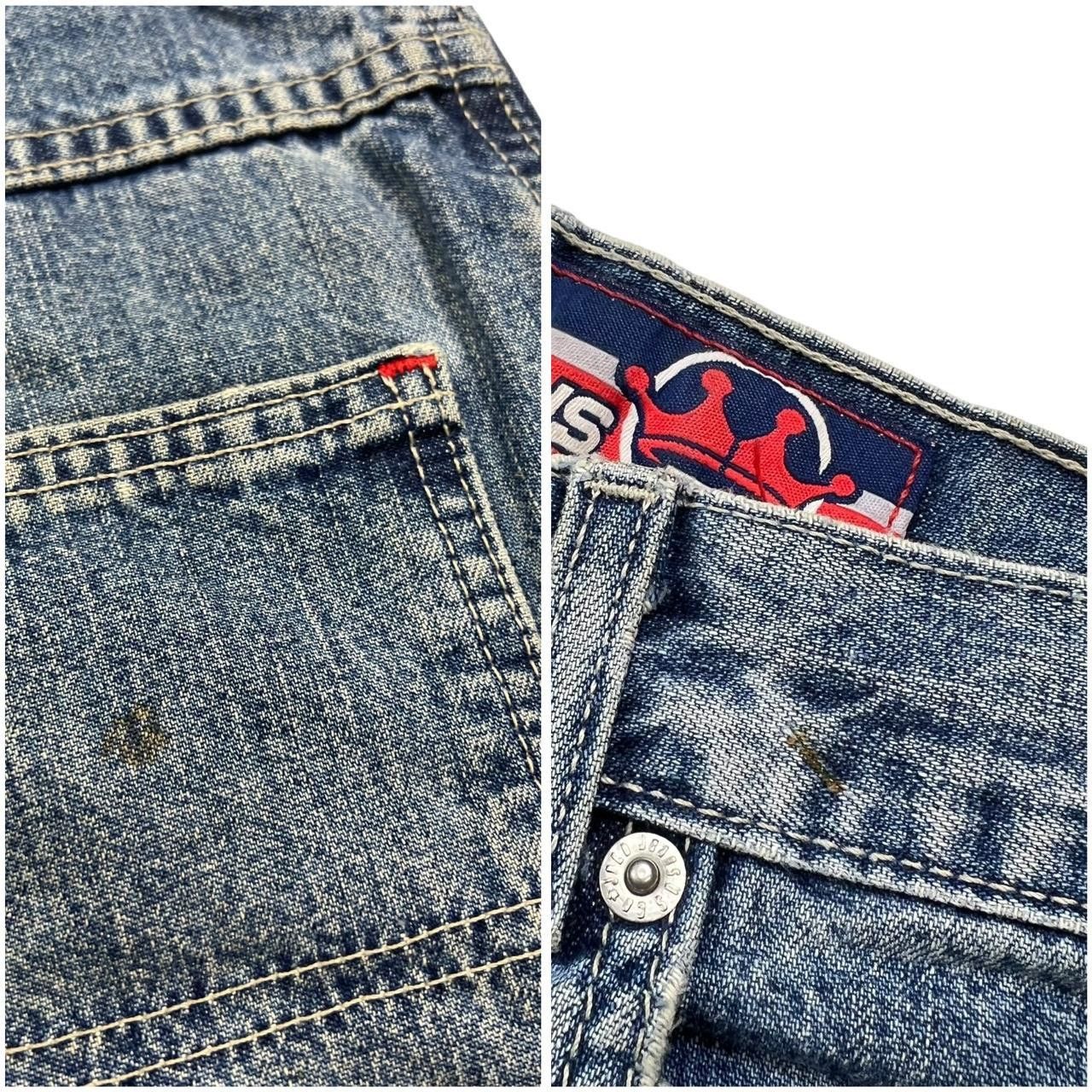 JNCO Vintage Jnco Crown Baggy Denim Shorts / Jorts - Waist: 30” Size US 30 / EU 46 - 7 Thumbnail