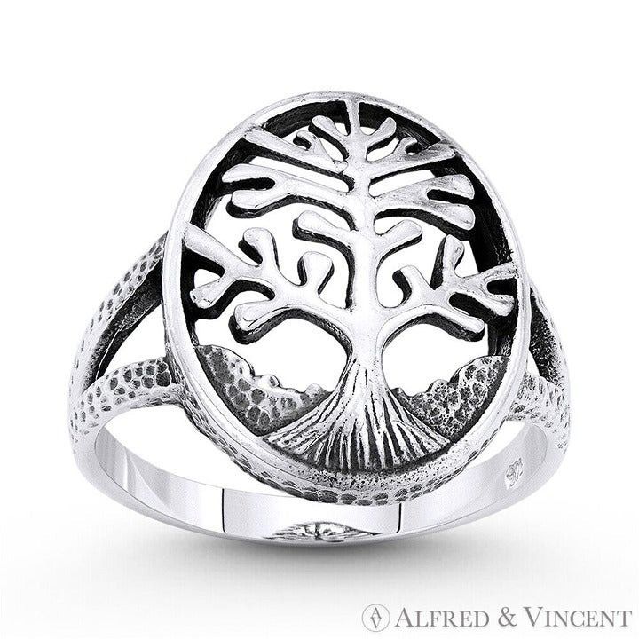 Other Tree-of-Life Etz Chaim Charm Splitshank Ring Sterling Silver Size ONE SIZE - 1 Preview