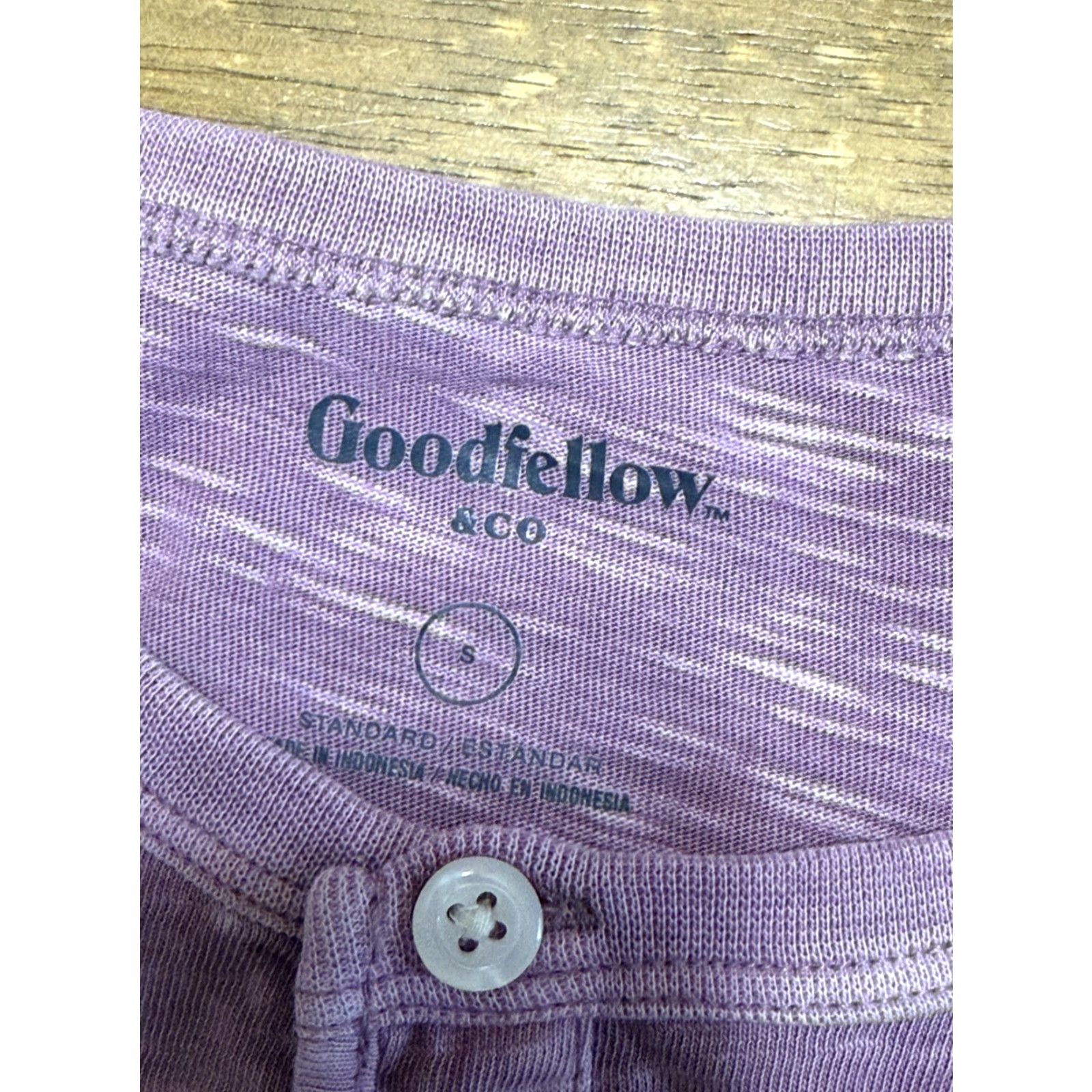 Vintage Goodfellow & Co Shirt Men S Purple Short Sleeve Henley 1/4 Button T-Shirt Regular Size Small Size US S / EU 44-46 / 1 - 5 Thumbnail