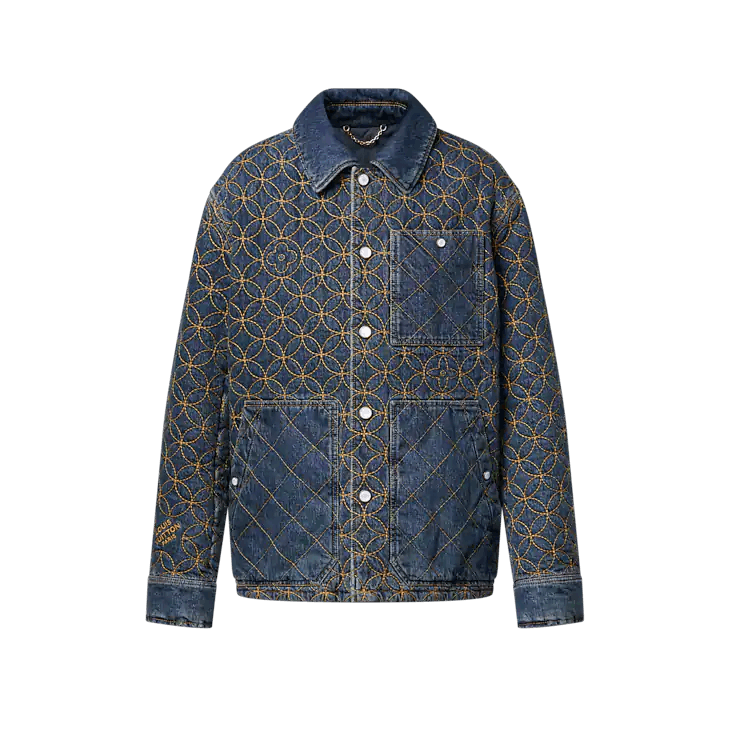 Louis Vuitton Embroidered Denim Blouson Size US XL / EU 56 / 4 - 1 Preview