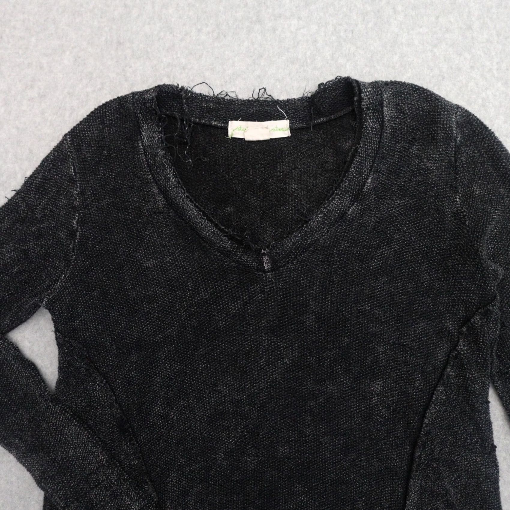 Anthropologie Anthropologie Staring at Stars Womens Pullover Size Small Distressed Gray Size S / US 4 / IT 40 - 6 Thumbnail