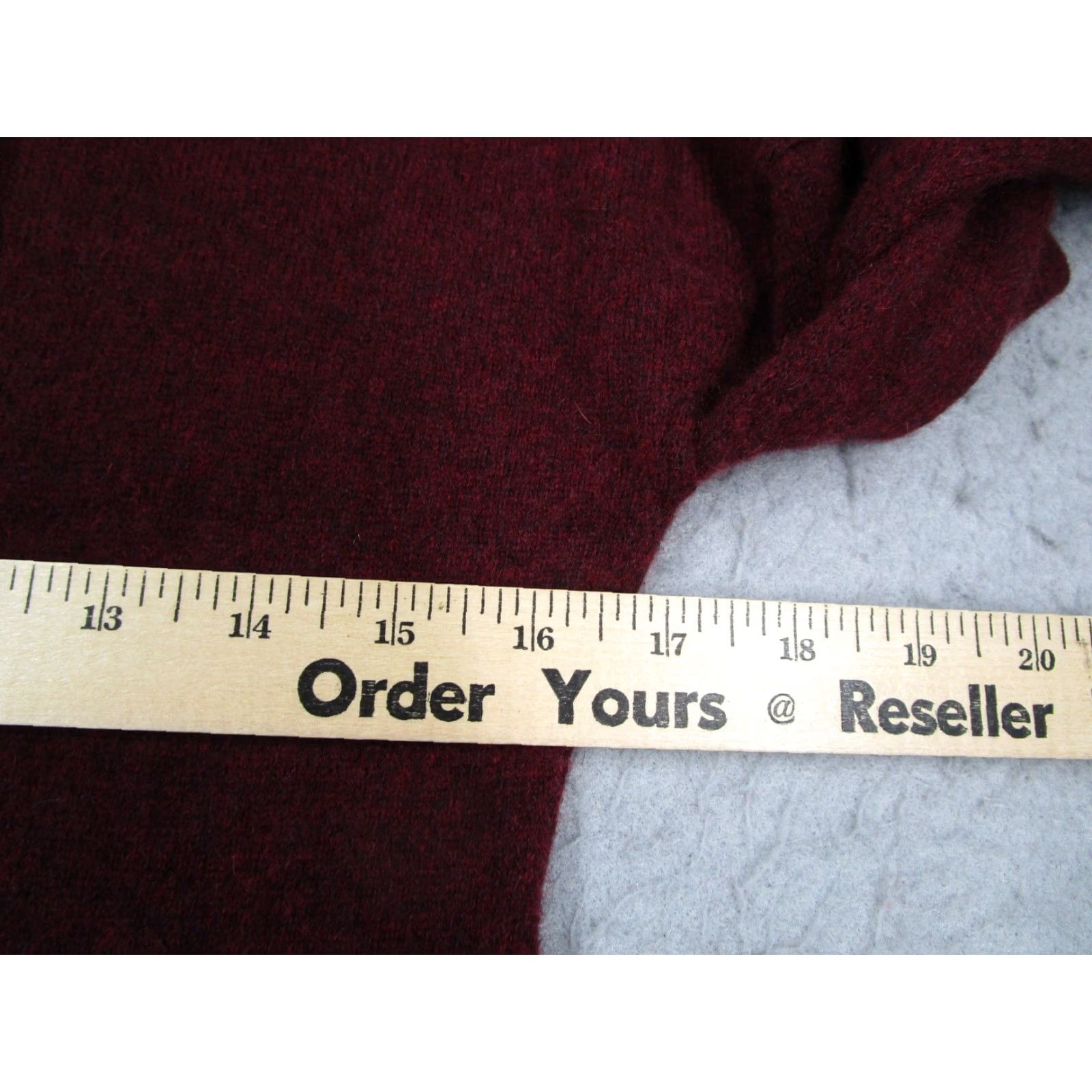 Zadig & Voltaire Zadig & Voltaire Sweater Womens Medium Red Cici Patch C Lurex Star Cashmere Size M / US 6-8 / IT 42-44 - 5 Thumbnail