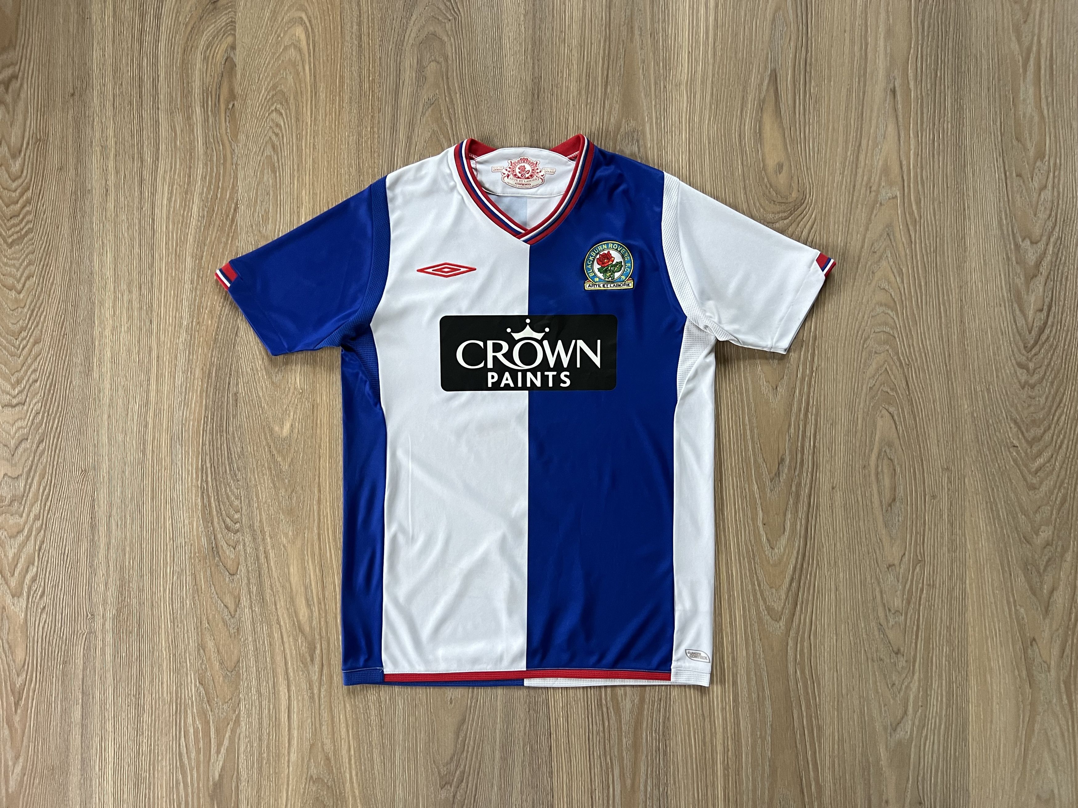 Umbro Vintage Umbro Blackburn Home Shirt 2009-2010 Size US M / EU 48-50 / 2 - 1 Thumbnail