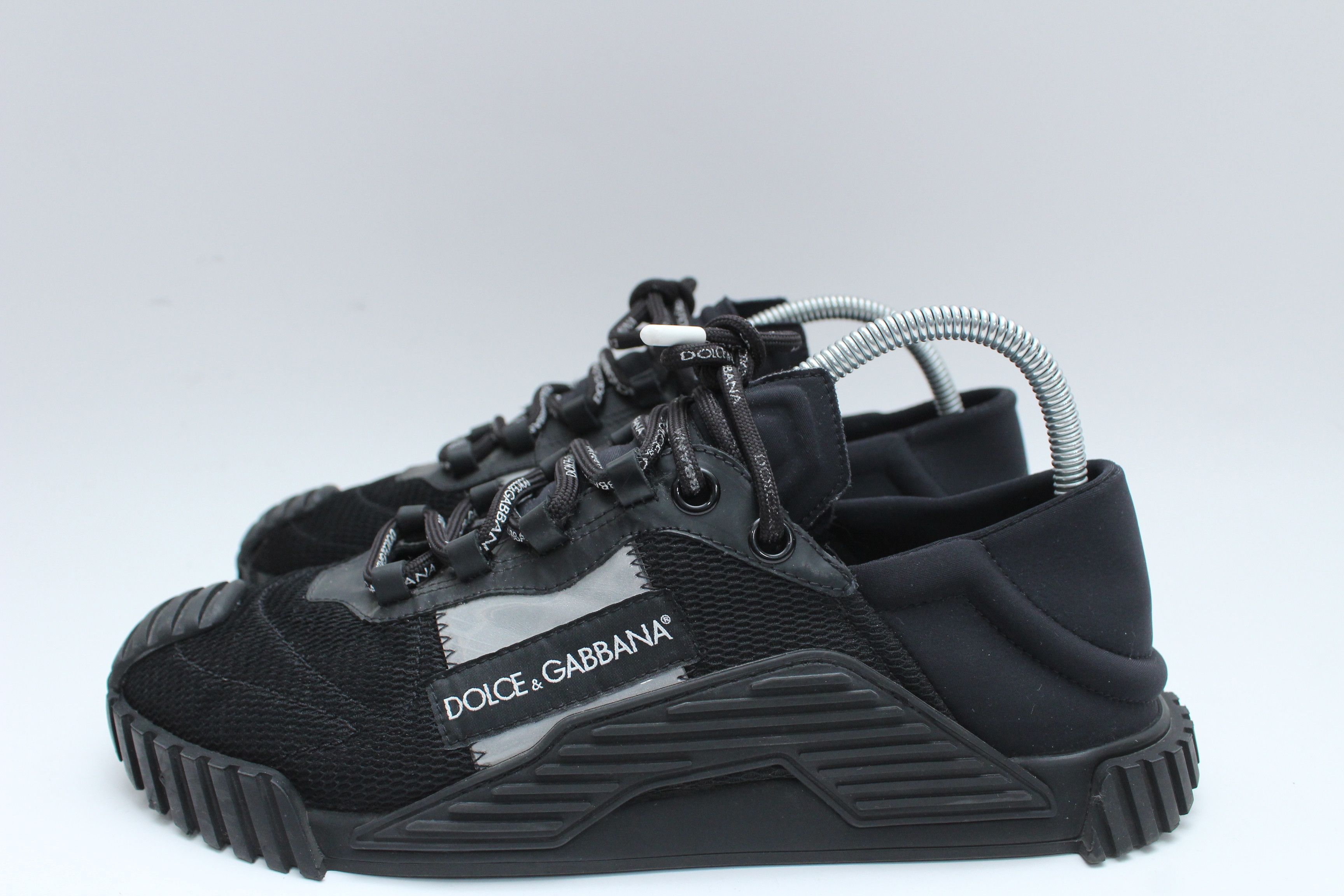 Dolce & Gabbana Dolce & Gabbana NS1 Black Mixed Materials Sneakers IT 42 Size US 9 / EU 42 - 3 Thumbnail