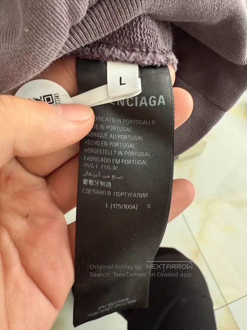 Balenciaga Balenciaga Gradient Embroidered Hoodie Size US L / EU 52-54 / 3 - 4 Thumbnail