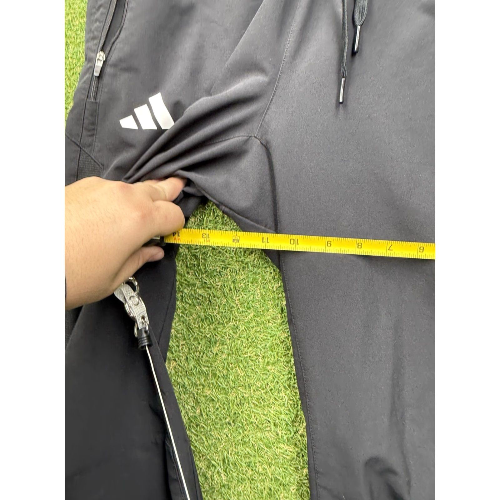 Adidas Adidas Miami Heat Pants Mens Medium Player Issued Black Joggers Warm Up Stretch Track Pants Athletic Mens Black Adidas Miami Heat Pants M Size US 31 - 5 Thumbnail