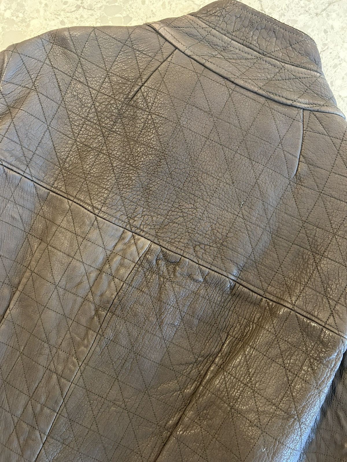 Rick Owens Rick Owens F/W 05 "MOOG" Heavy Lamb Leather Biker Jacket Size US XL / EU 56 / 4 - 5 Thumbnail