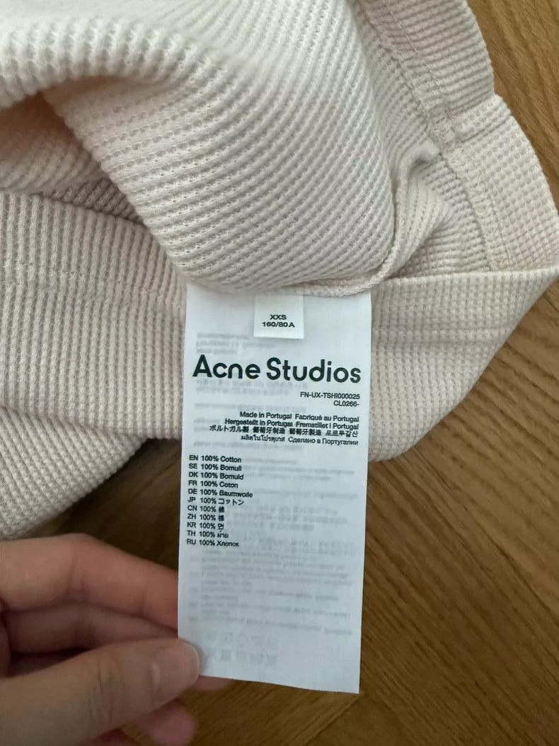 Acne Studios Acne Studios Pure white short-sleeved top Size US XXS / EU 40 - 6 Thumbnail