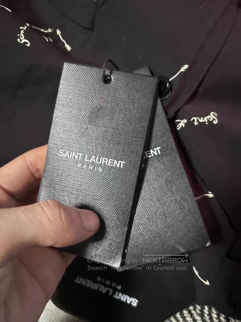 Saint Laurent Paris Saint Laurent Paris size 37 Black Heart Slogan Shirt Size US S / EU 44-46 / 1 - 7 Thumbnail