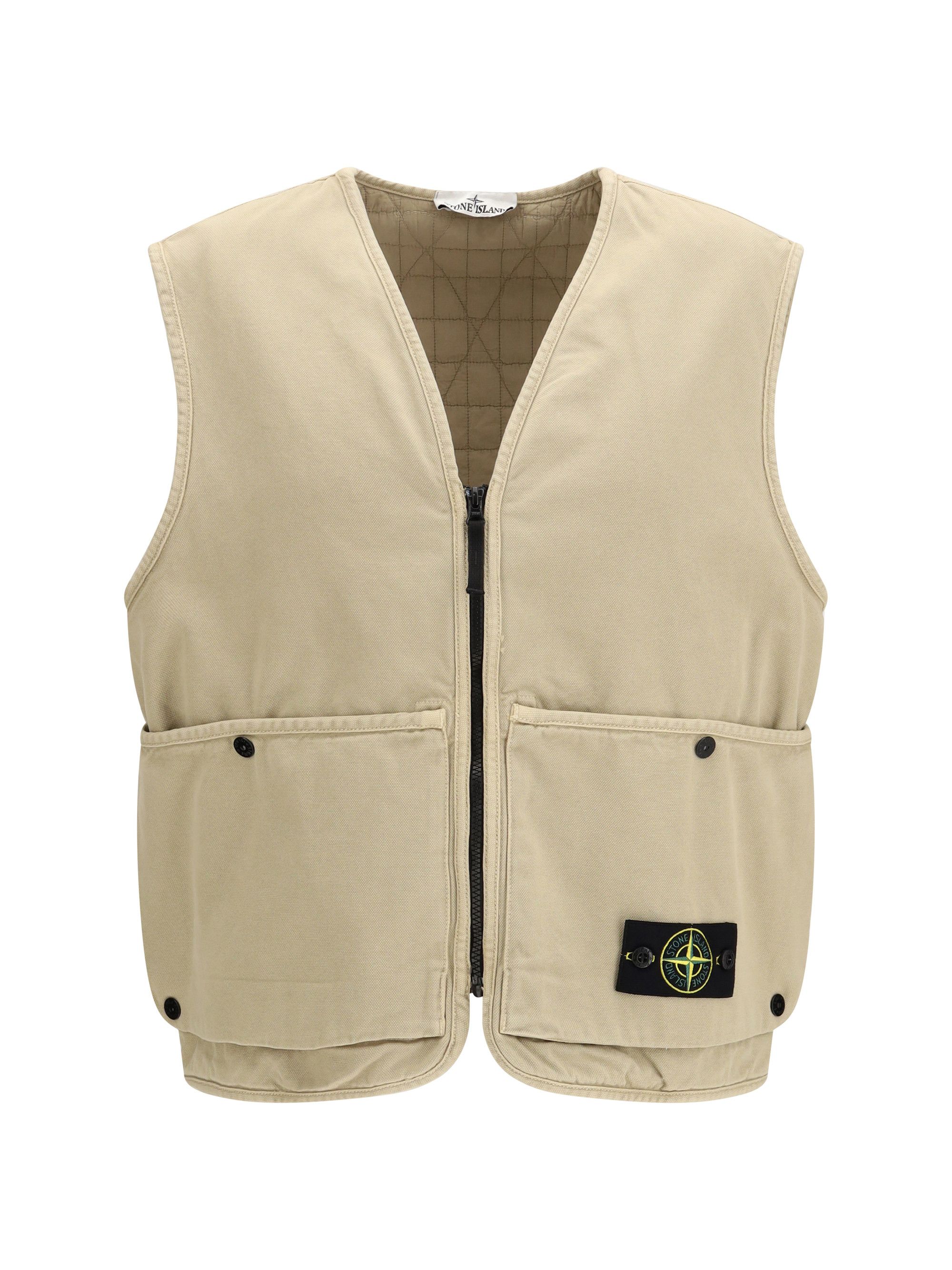 Stone Island Oversized quilted Vest Size US L / EU 52-54 / 3 - 1 Thumbnail
