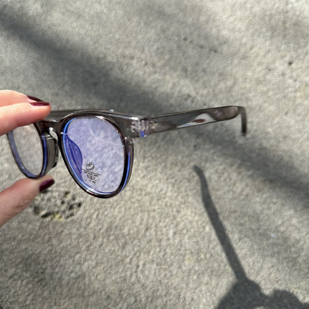 Other Minimal Clear Glasses | Y2K Streetwear XY147-01 Size ONE SIZE - 2 Thumbnail