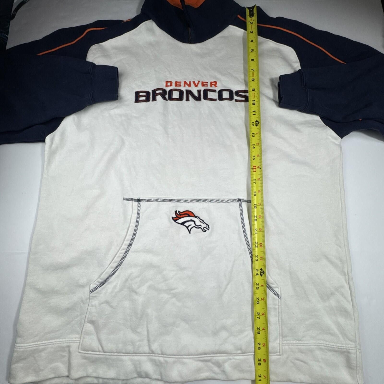 Other NFL Team Apparel Denver Broncos Quarter Zip Sweatshirt Size US M / EU 48-50 / 2 - 4 Thumbnail
