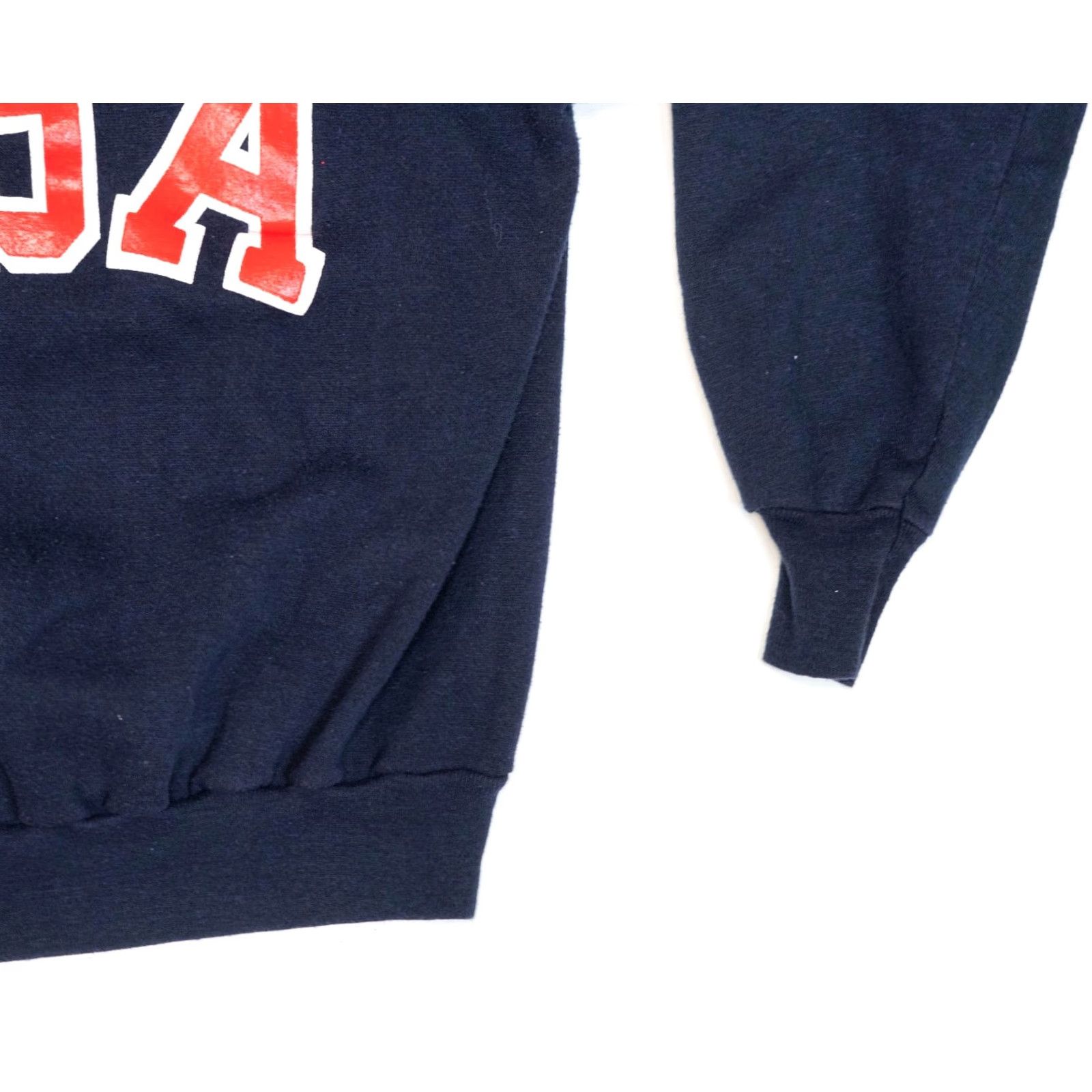 Vintage VINTAGE Pannill Sweatshirt Women M Blue 80s USA Crew Neck Pullover Satin Cotton Blend Regular Size Size M / US 6-8 / IT 42-44 - 5 Thumbnail