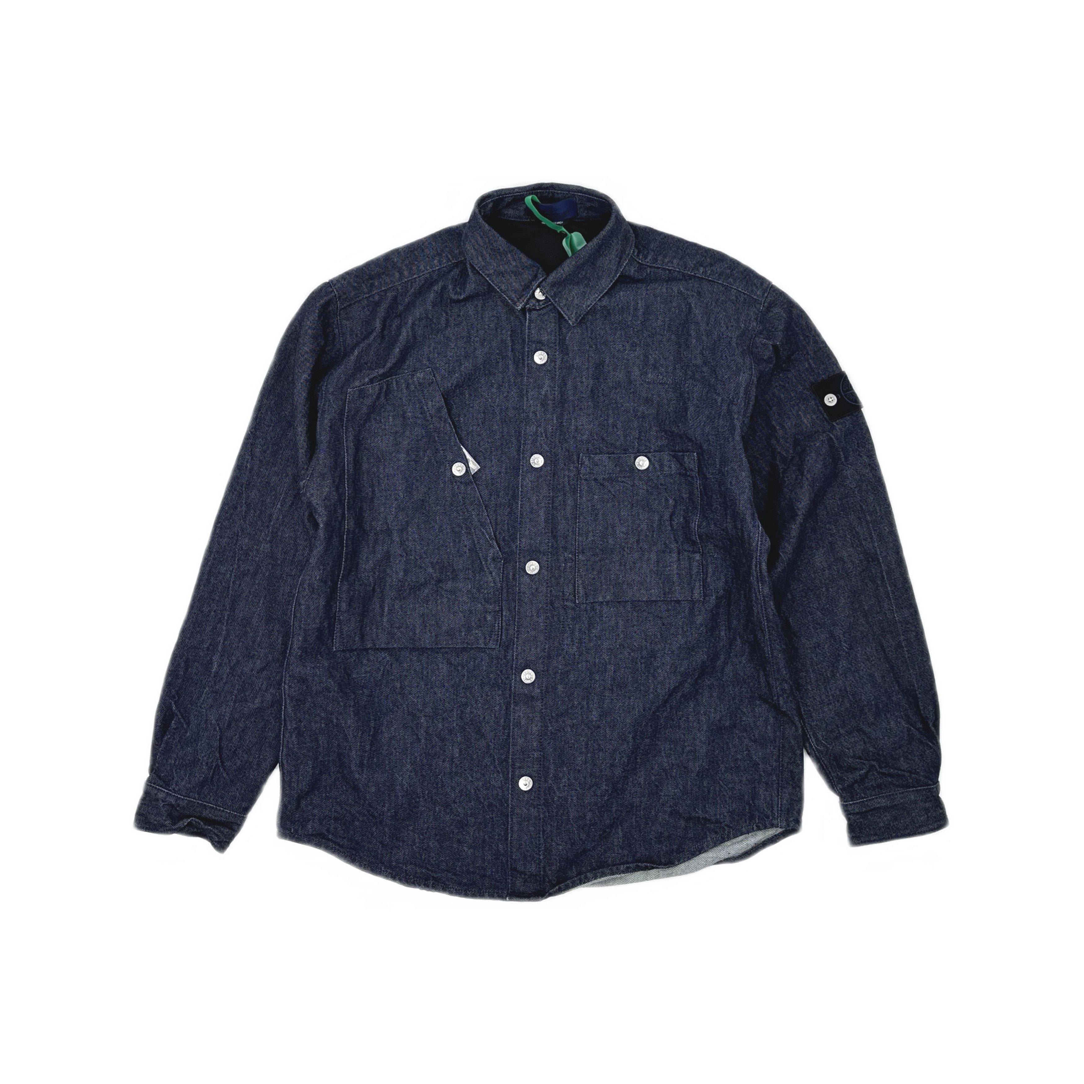 Stone Island Stone Island Denim Research Denim Shirt Size L Size US L / EU 52-54 / 3 - 1 Thumbnail