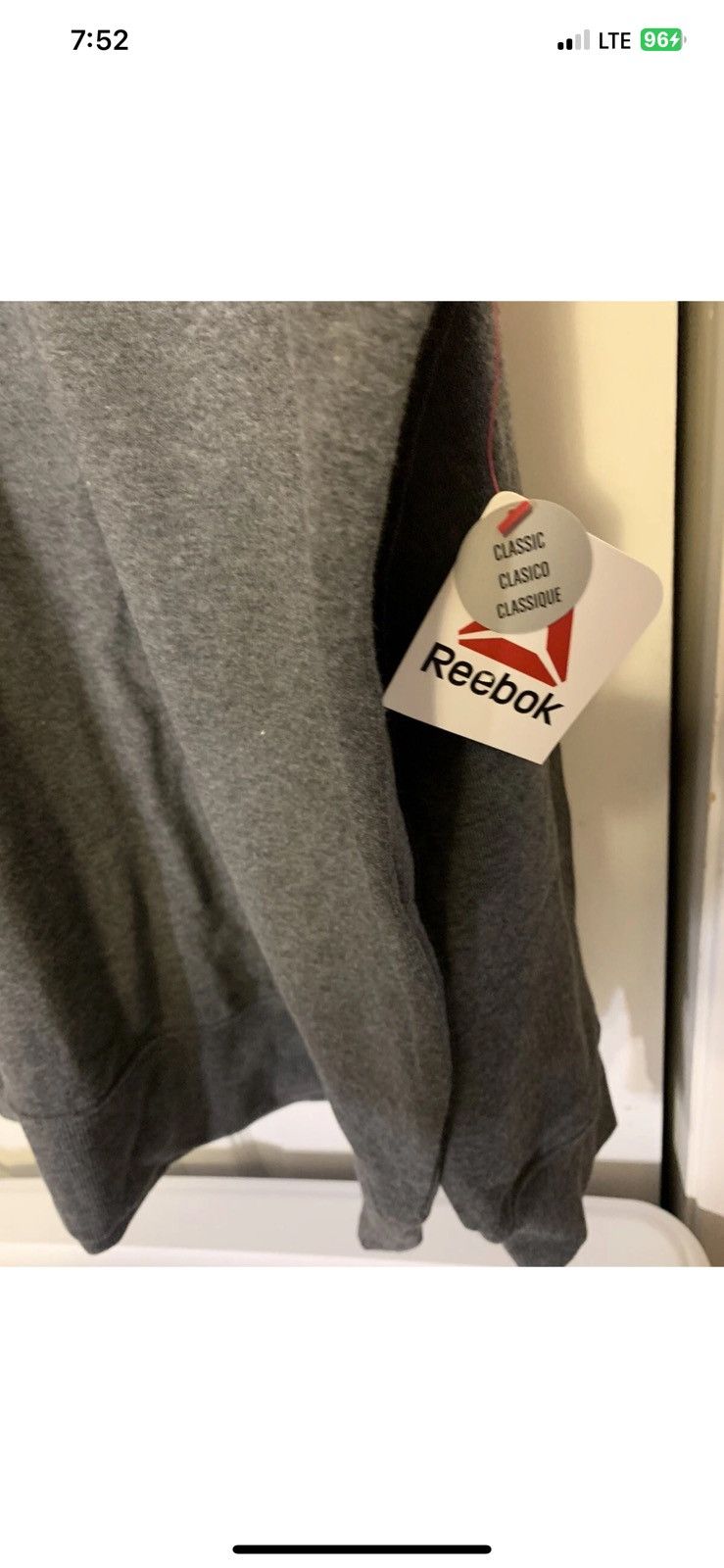 Reebok Reebok mens sz XXL crew cruise control crew sweatshirt gray Size US XXL / EU 58 / 5 - 5 Thumbnail