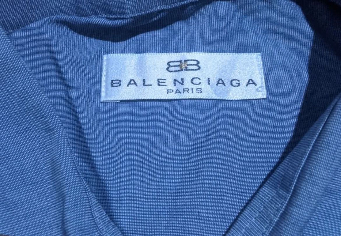 Balenciaga × Vintage Balenciaga Shirt Size US L / EU 52-54 / 3 - 2 Thumbnail