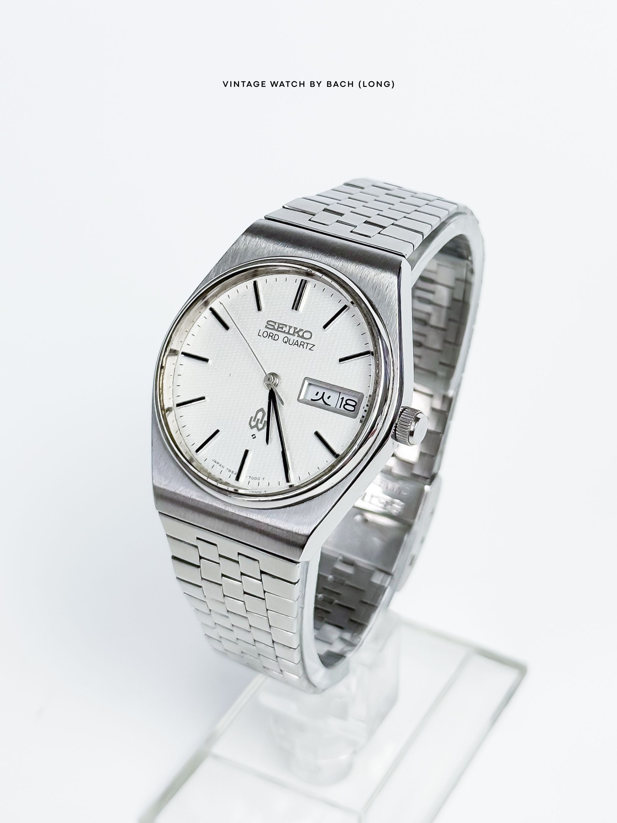 Seiko Seiko Lord Quartz 7853-7010 Minimal White Watch Size ONE SIZE - 1 Thumbnail