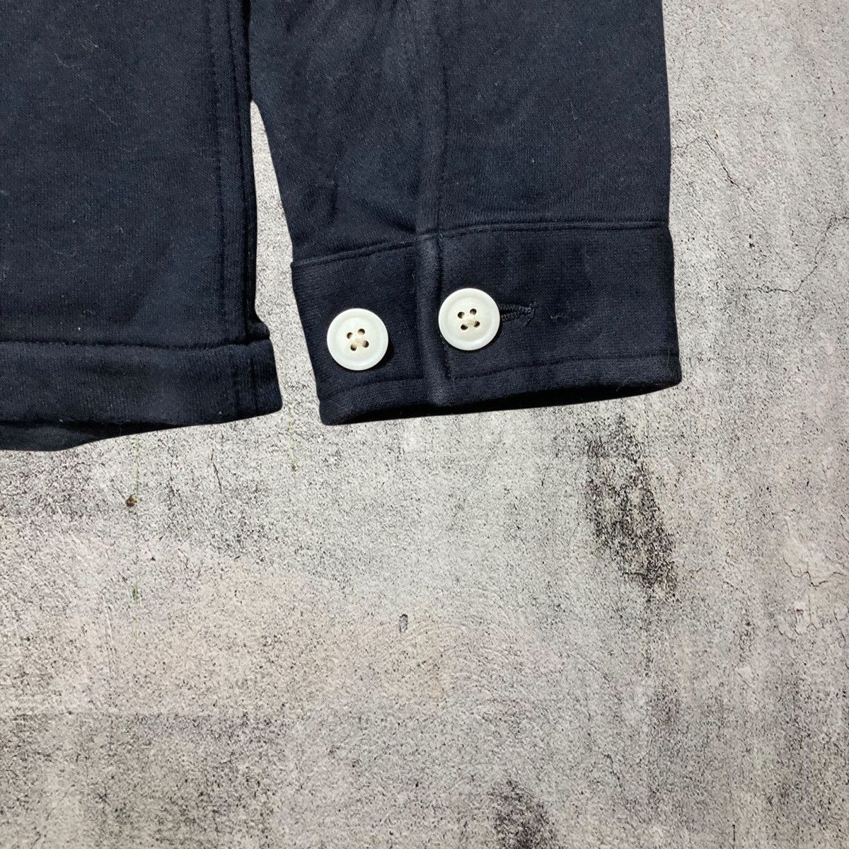 Beams Japan 2000s Beams Japan Button/Zipper Fur Hoodie Black Lgb Size US S / EU 44-46 / 1 - 11 Thumbnail