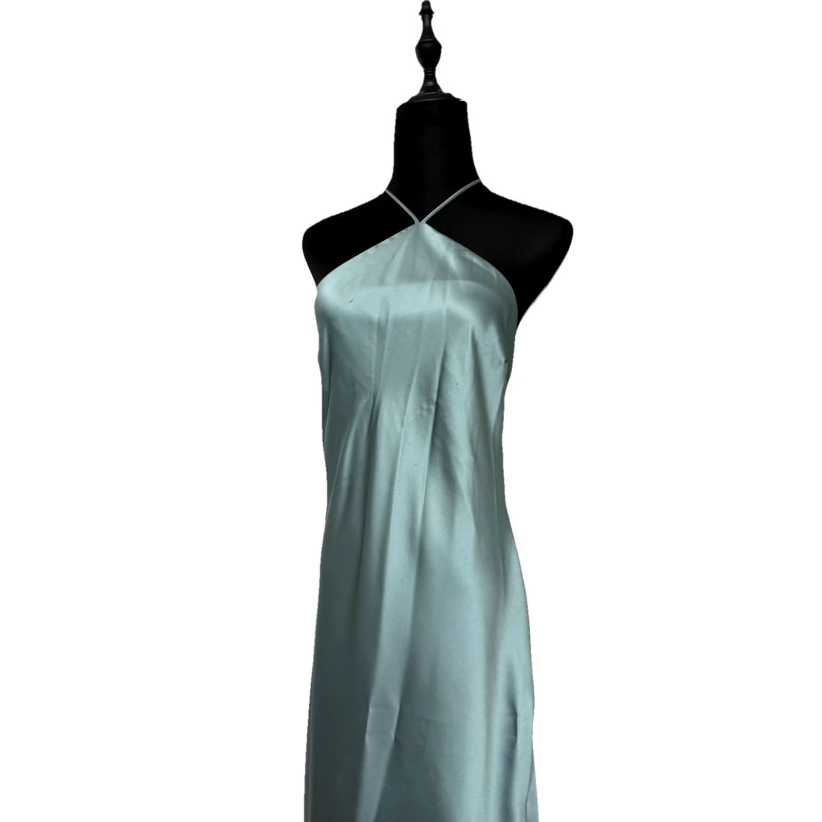 Zara Zara Satin Slip Dress Midi Blue Gray Size S Womens Size S / US 4 / IT 40 - 3 Thumbnail