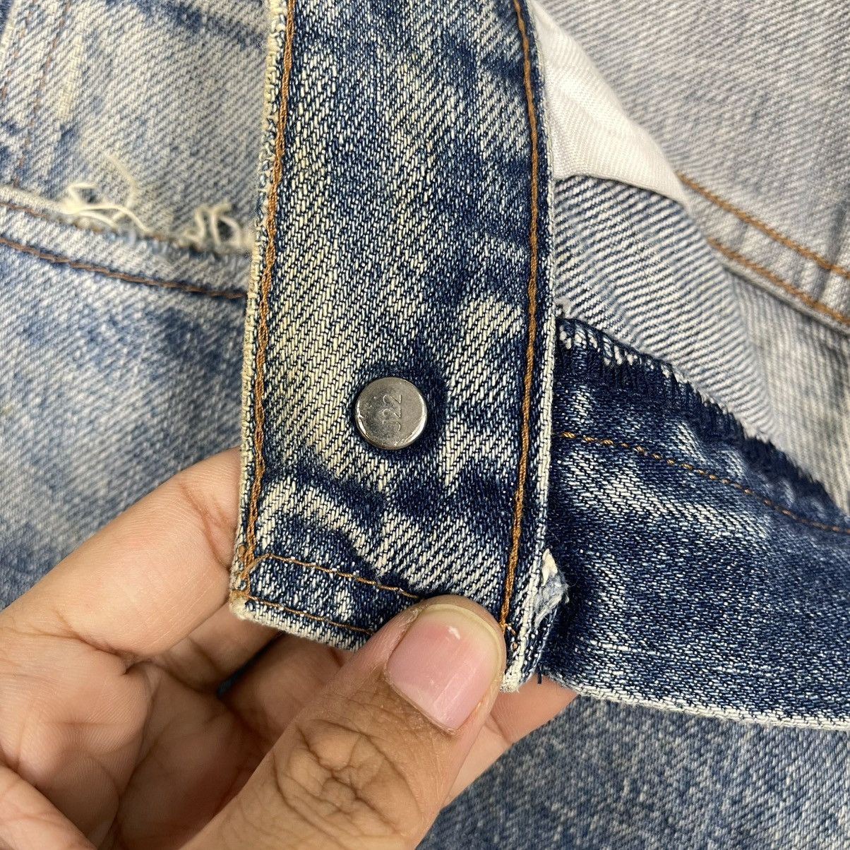 Levi's Vintage Levis Big E Made In Japan Trasher Button Fly Denim Size US 28 / EU 44 - 19 Thumbnail
