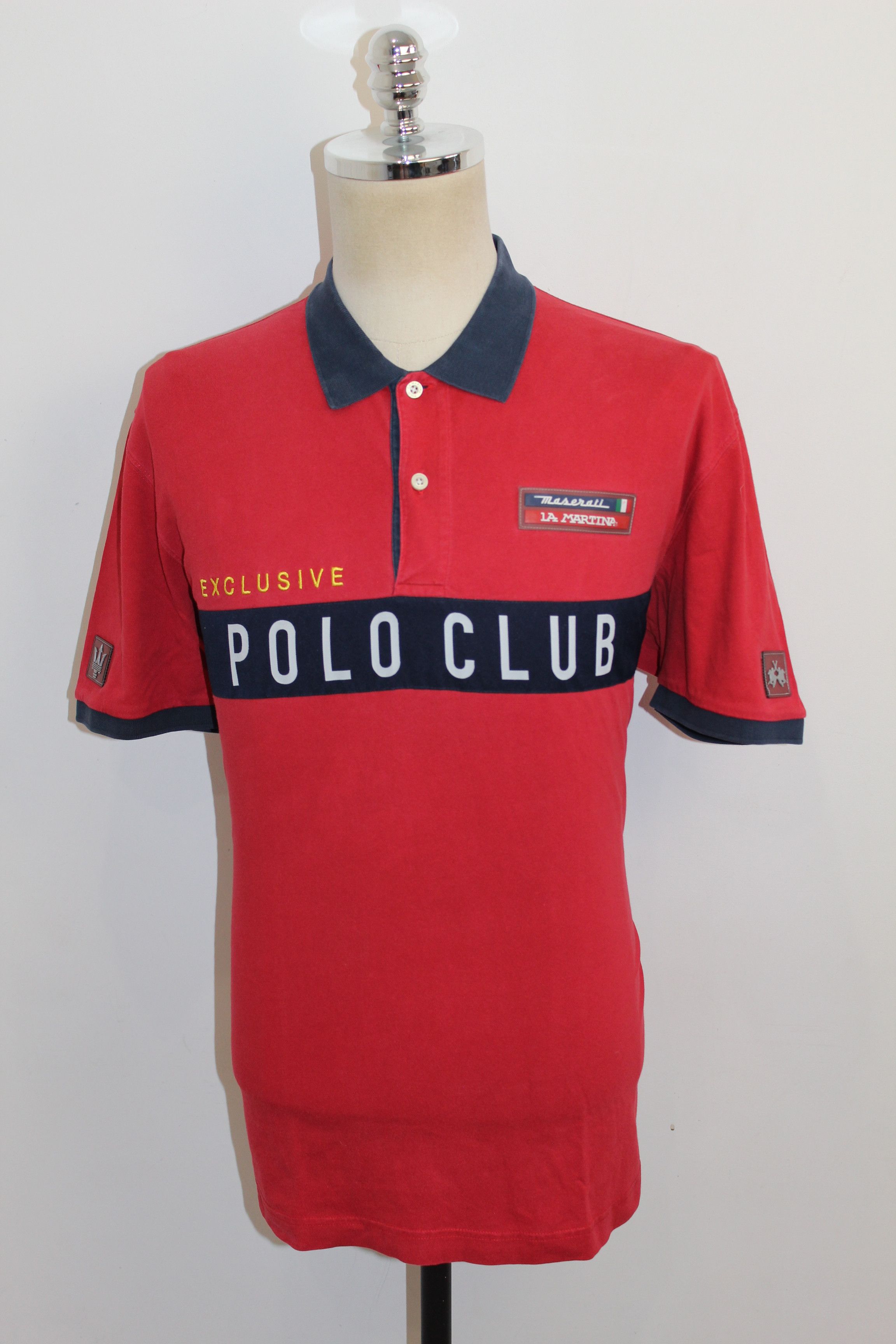 La Martina Men's La Martina Mazerati Red Polo Shirt Size 2XL Size US XXL / EU 58 / 5 - 2 Thumbnail