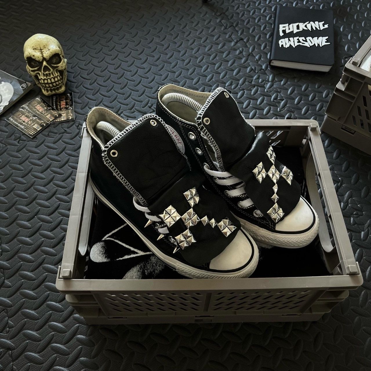 Converse Y2K CUSTOM LEATHER CONVERSE SIZE 37 Size US 6 / IT 36 - 7 Thumbnail