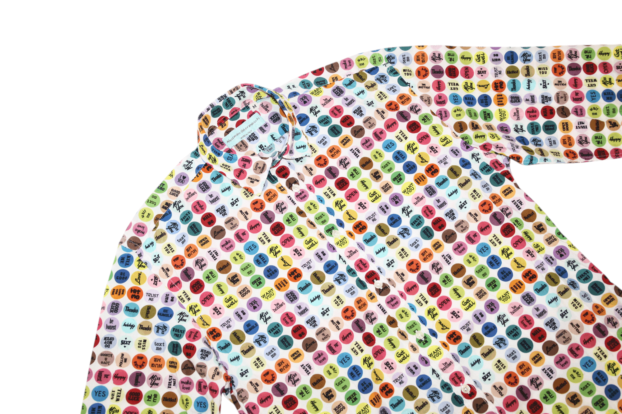 Robert Graham Alessandro Gherardeschi crazy coloured design casual shirt Size US M / EU 48-50 / 2 - 12 Thumbnail
