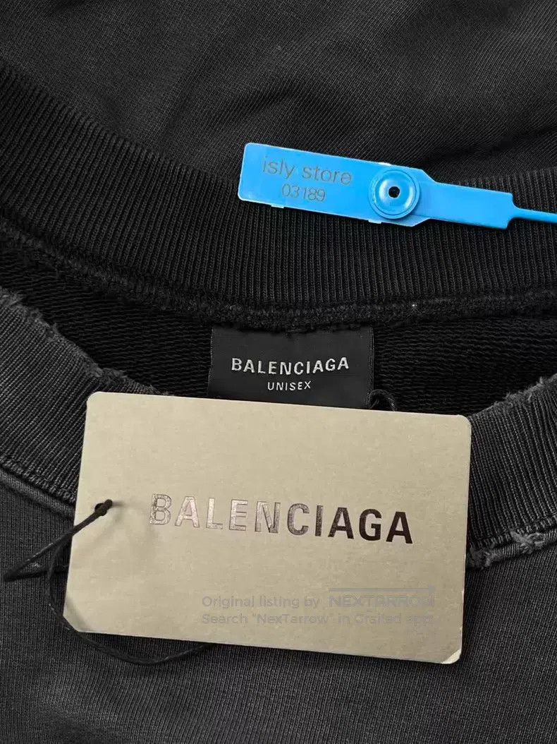 Balenciaga Balenciaga Alphabet Logo Print Crew Neck Long Sleeve Sweat Size US XS / EU 42 / 0 - 5 Thumbnail