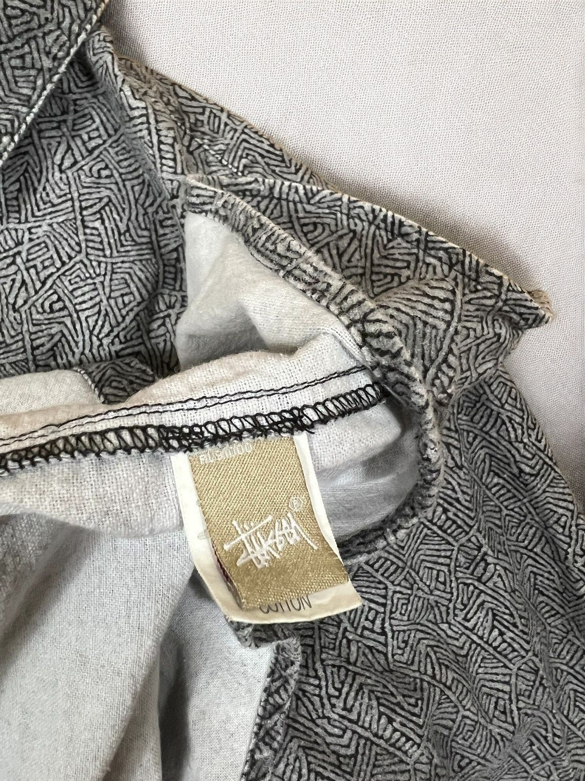 Stussy Stussy NYLTLA grey longsleeve shirt size L Size US L / EU 52-54 / 3 - 7 Thumbnail