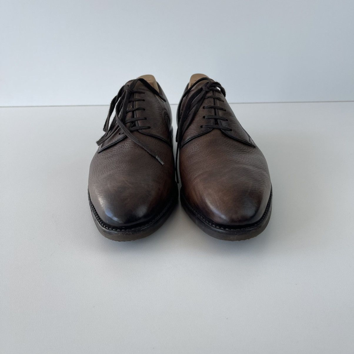 Bally Bally Derby Scribe Collection Scrivani-01 Leather Shoes Rare Size US 9.5 / EU 42-43 - 6 Thumbnail