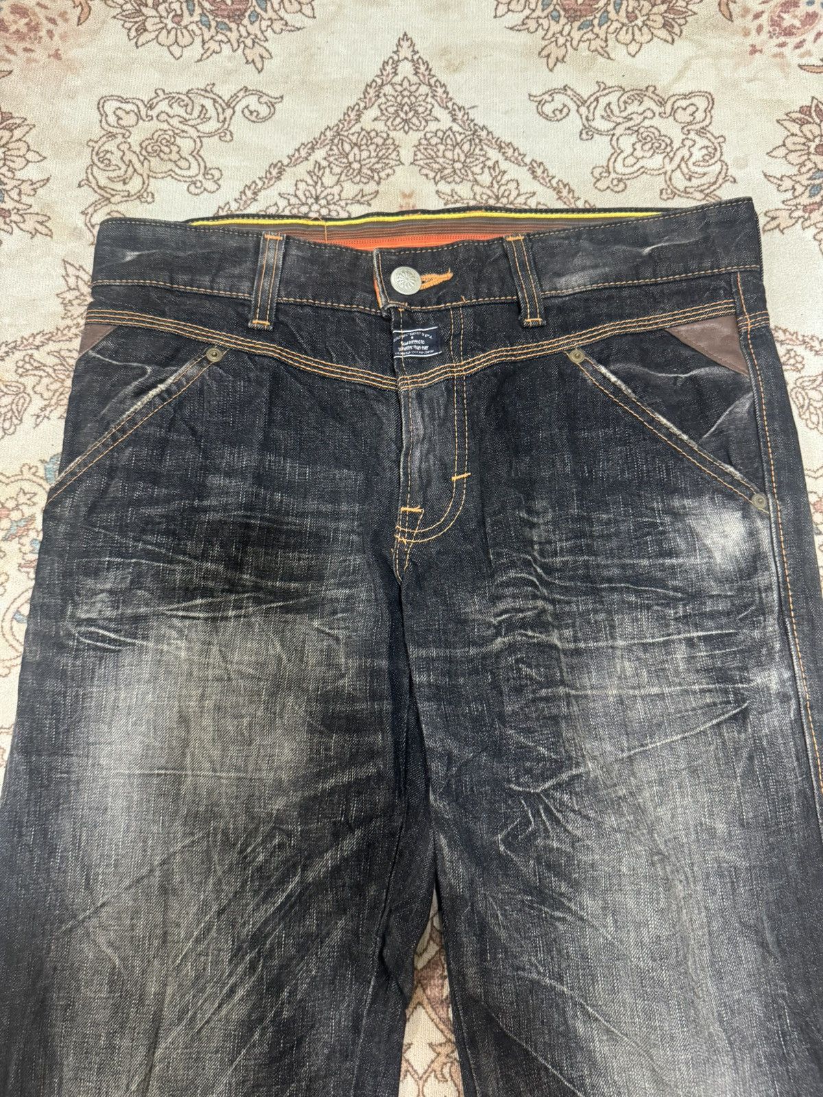 Edwin × If Six Was Nine × Vintage Edwin Blue Trip Straight Jeans Size US 30 / EU 46 - 5 Thumbnail