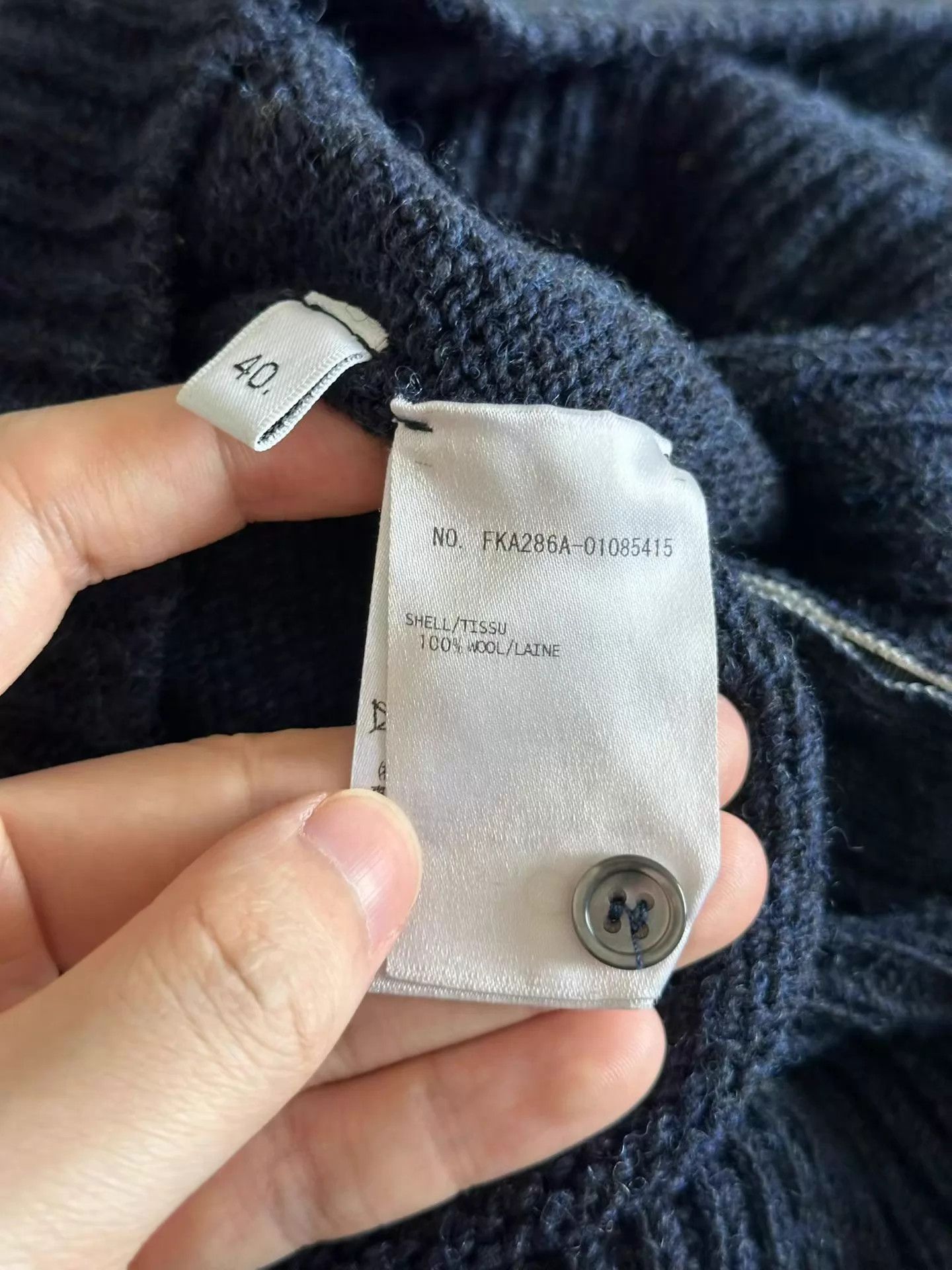 Thom Browne Thom Browne Blue Sweater Size 40 NWOT Size S / US 4 / IT 40 - 4 Thumbnail