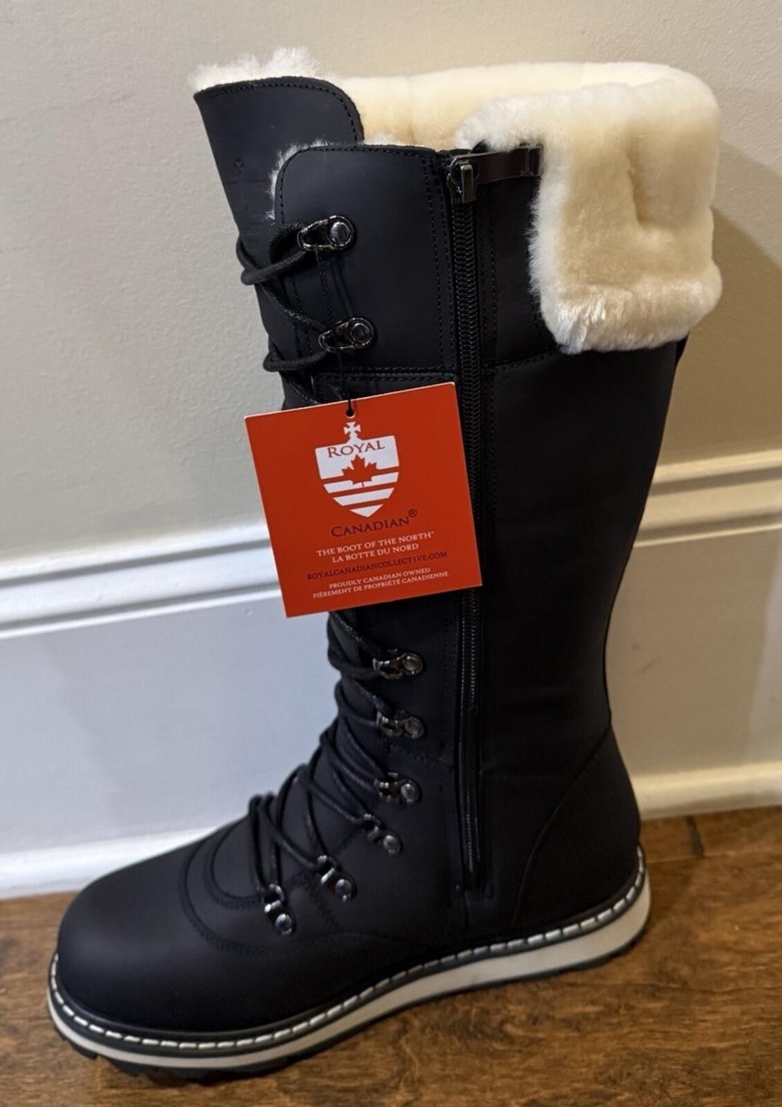 Other ROYAL CANADIAN Dalhousie Waterproof Leathe Winter Boot Black Size US 8 / IT 38 - 5 Thumbnail