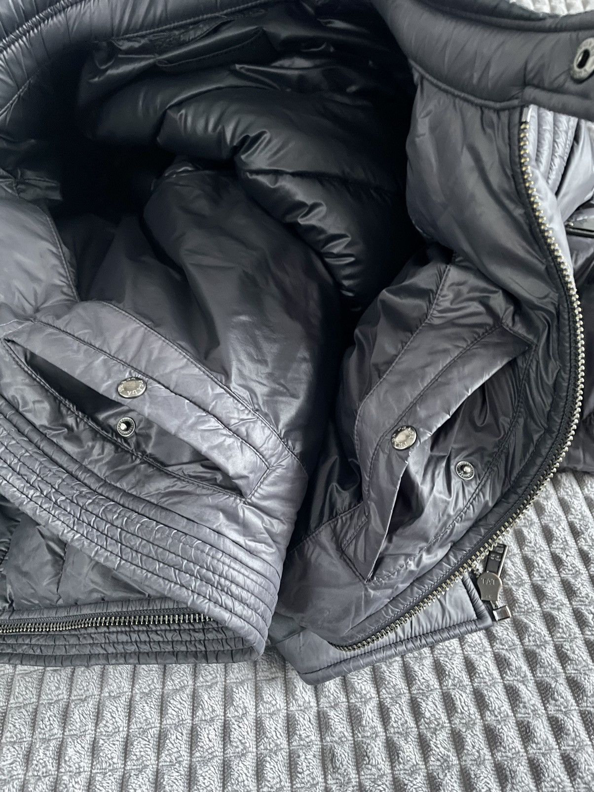 Prada Prada Quilted Sport Biker Down Puffer Moto Jacket Size 52 Size US L / EU 52-54 / 3 - 8 Thumbnail