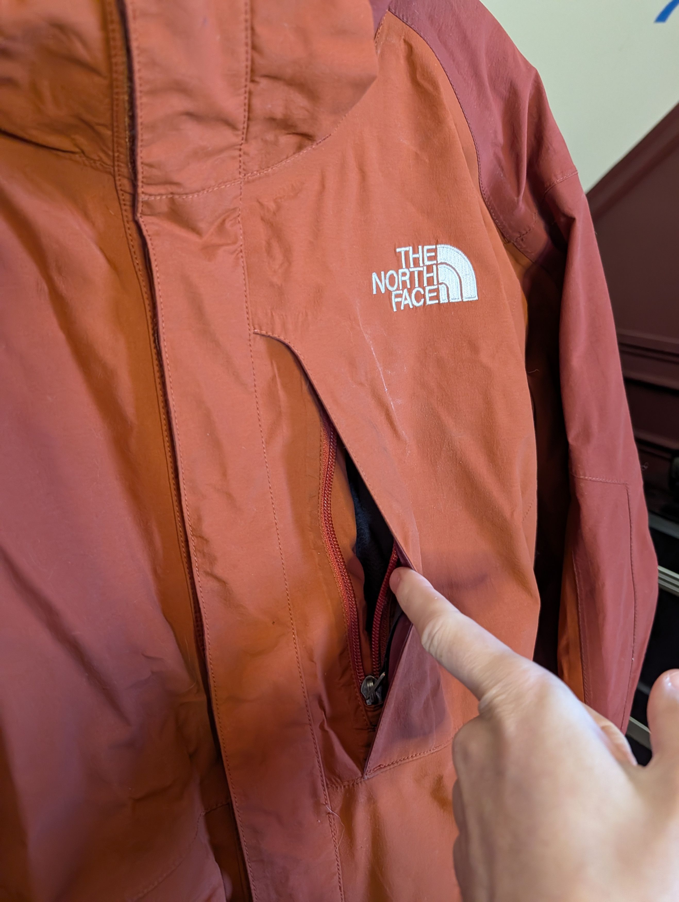 The North Face GORE TEX Orange 2005 Zip-Up Parka Coat Nylon Shell Size US XL / EU 56 / 4 - 4 Thumbnail