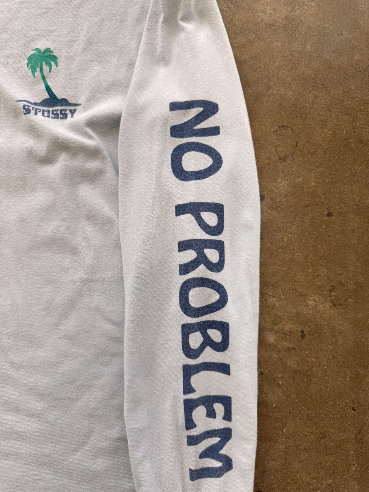 Stussy Stussy No Problem Jamaica Long Sleeve Tee Medium Size US M / EU 48-50 / 2 - 5 Thumbnail
