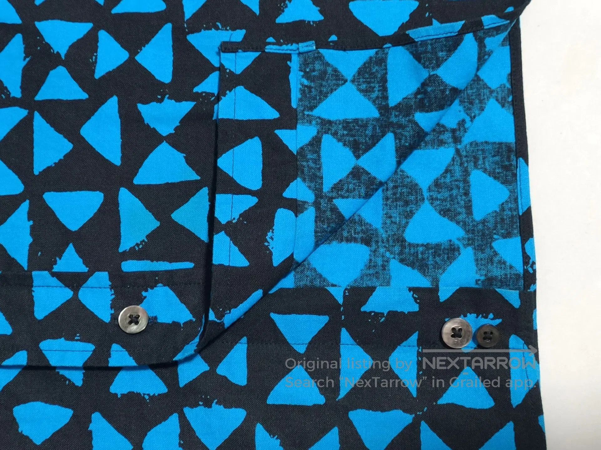 Other Geometric Shirt Black Blue. Size US S / EU 44-46 / 1 - 6 Thumbnail