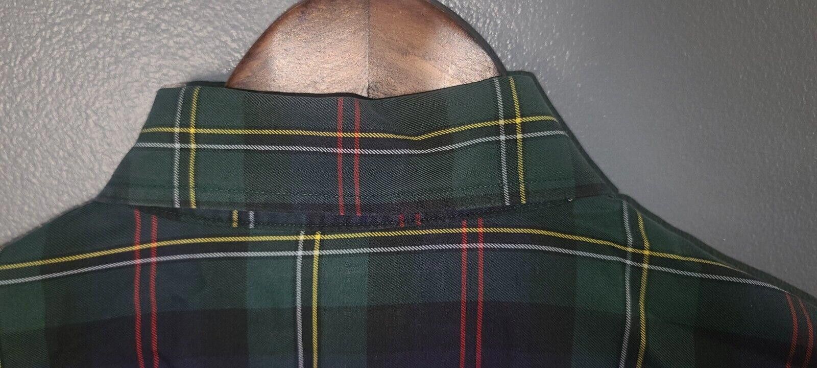 Brooks Brothers Brooks Brothers Men's Dress Shirt Size Medium Green Check Size 38R - 7 Thumbnail