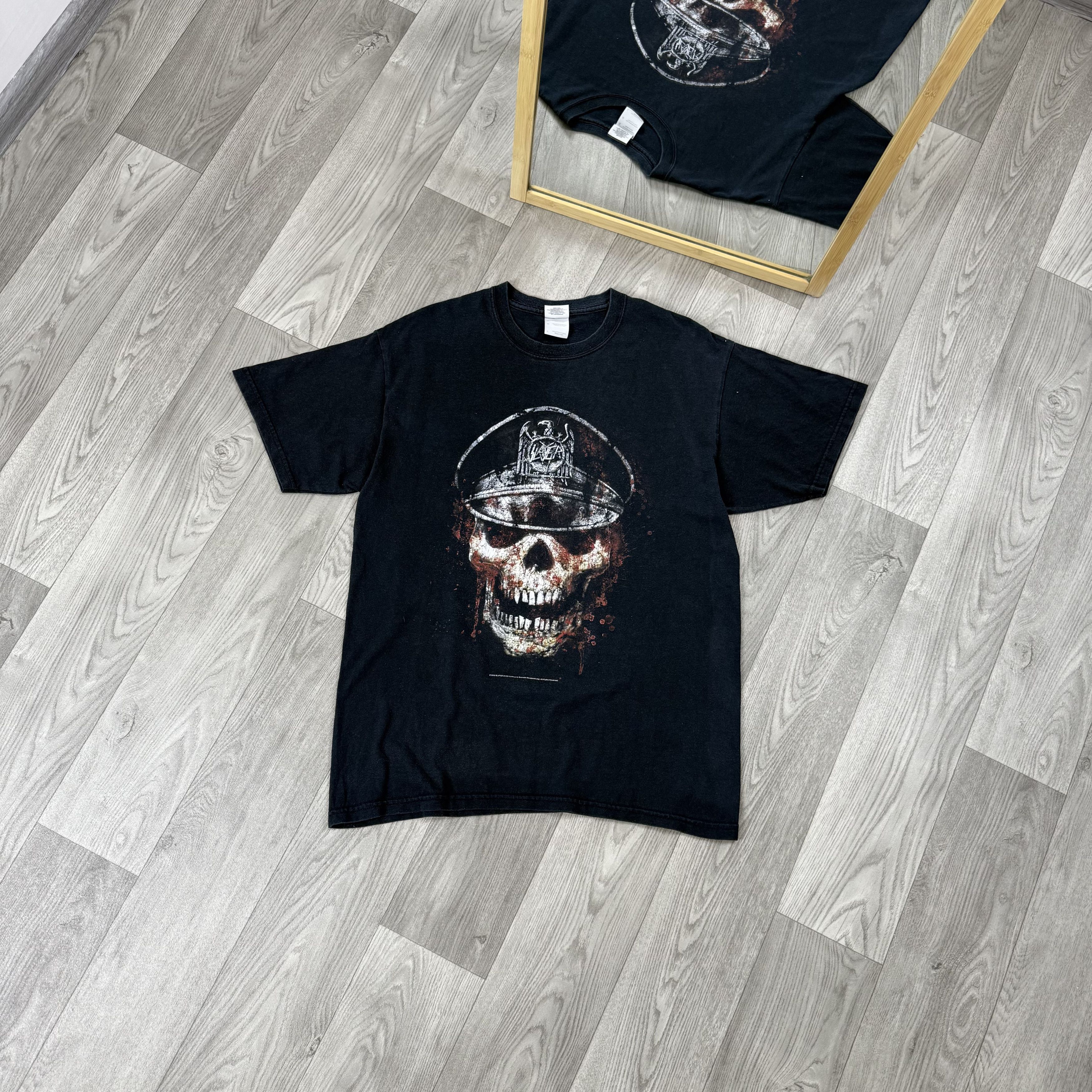 Slayer Vintage Slayer 09' Skull Hat Graphic Rock Band Tee Shirt Size US L / EU 52-54 / 3 - 1 Thumbnail