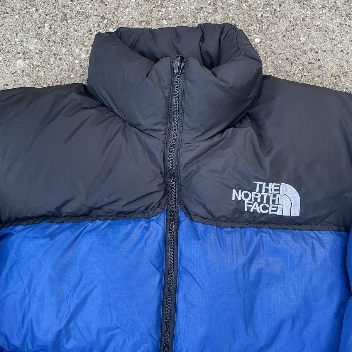 Vintage The North Face Nuptse 700 Puffer Jacket Blue Mens M