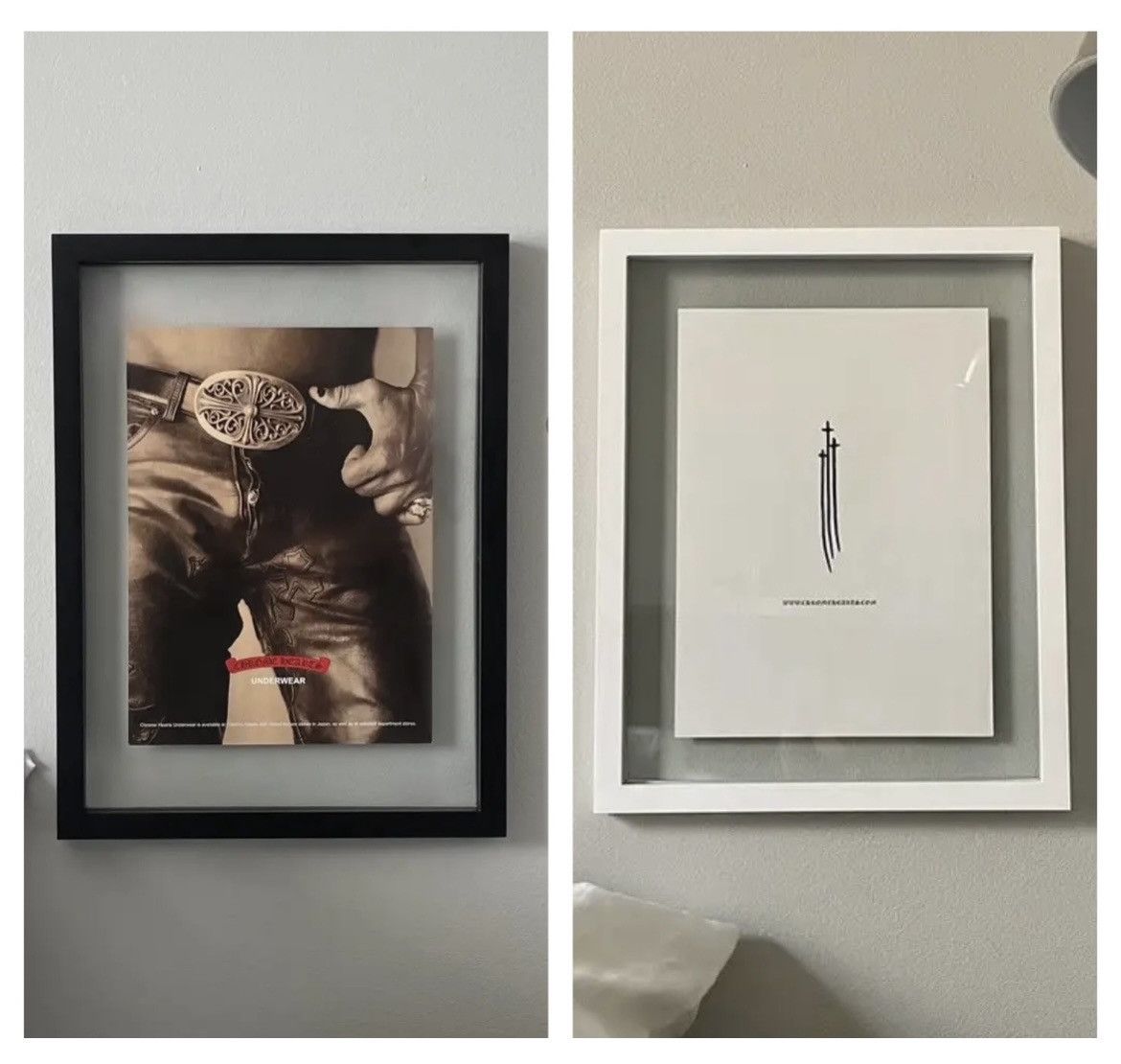 Chrome Hearts Set of 2 - Chrome Hearts Crosses & Leather Posters Size ONE SIZE - 1 Thumbnail