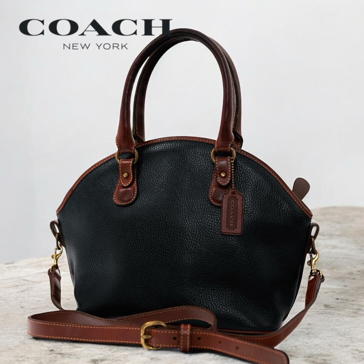 Coach Coach Large Pebbled Leather Satchel / Carryall Size ONE SIZE - 6 Thumbnail