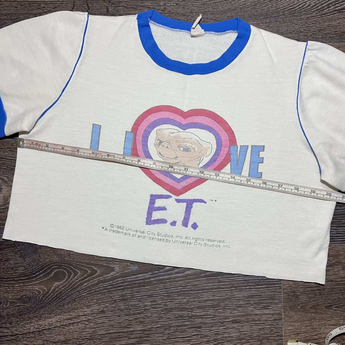 Cartoon Network 80s The Extra-Terrestrial Movie (1982) Crop Top Y2K T-shirt Size L / US 10 / IT 46 - 9 Thumbnail